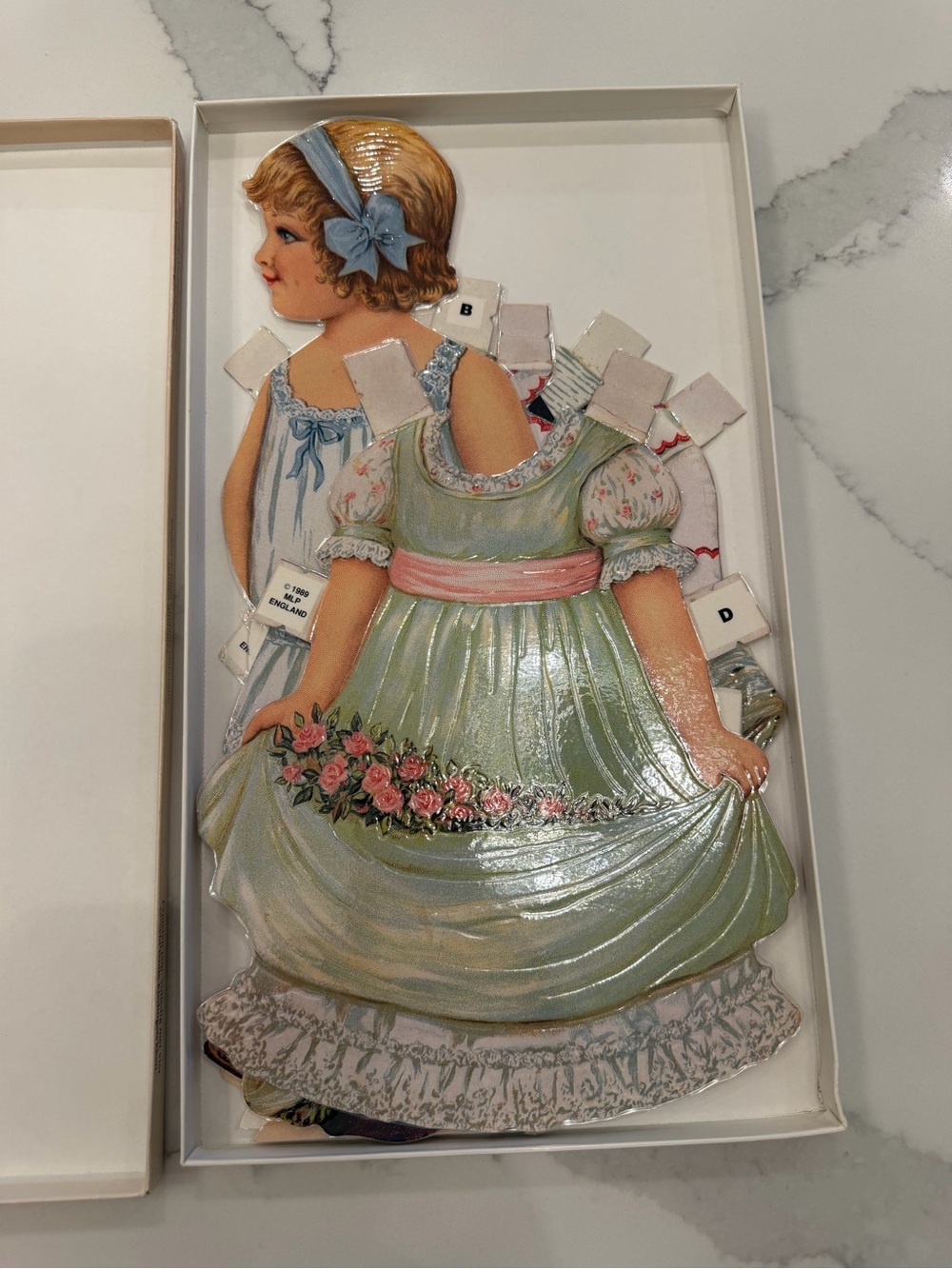 Vintage Lady Anne Dress Me Paper Doll Outfits and Accesories